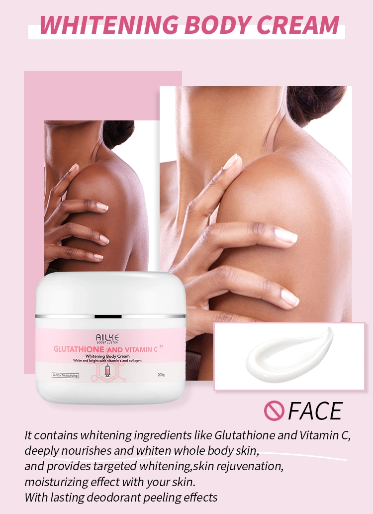 Ailke 5-in-1 Moisturizing Lightening Firming Whitening Dark Skin Brightening Skincare Set Body Whitening Set Skin Care