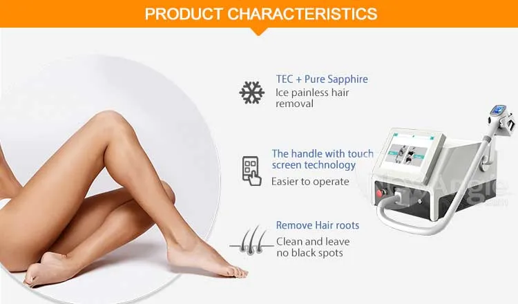3 Wavelength Diode Laser Hair Removal 755 808 1064nm Skin Care