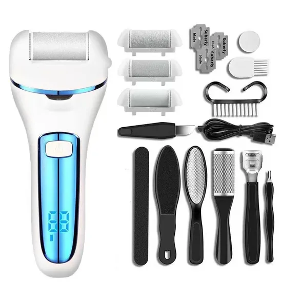 Electric Portable Foot Callus Remover Professional Pedicure Tool Dead Skin Care 