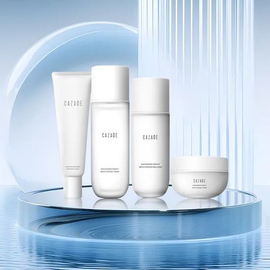 Private Label Cosmetic Skin Care Set Texture Soothe and Repair Whitening Face Lotion & Toner for Hydration 