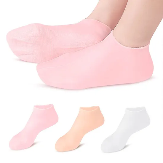 Women Foot SPA Pedicure Silicone Socks 