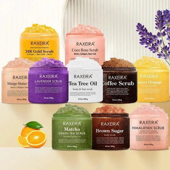 Natural Exfoliating Body Scrub for Soothing Skin Relief 