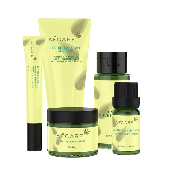 Organic Skin Care Set Anti Acne Whitening Turmeric Root Cream Face Care 