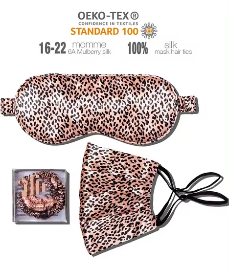 Wholesale Blindfold Natural Travel Mulberry Silk Sleeping Under Eye Masks Silk for Eye Sleep Silk Eyemask 