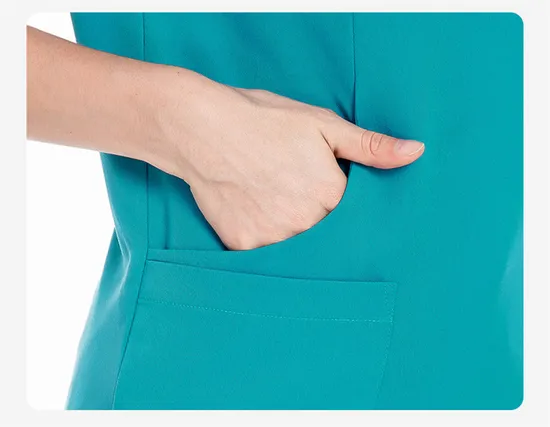 Cheap Custom Logo Comfortable Fabric Hospital Workwear Nurse Uniform Medical Scrubs 