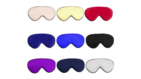 Soft Long Velvet Promotional Eye Masks Sleeping Eye Masks 