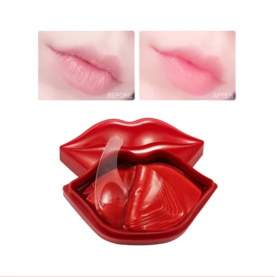 Beauty Cosmetics Skin Care Moisturize Lips Crystal Collagen Sheet Lip Mask 