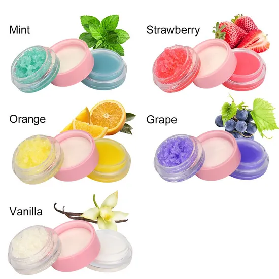 2 in 1 Lip Balm Private Label Lip Scrub Custom Lip Mask 